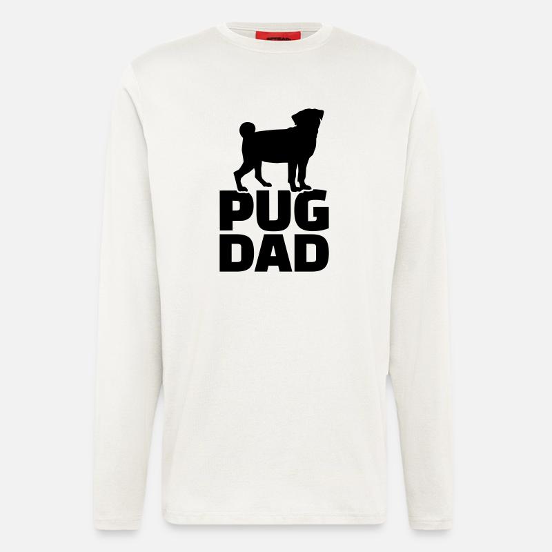 Mops - Langarmshirt - made by SPREAD  - OFF WHITE