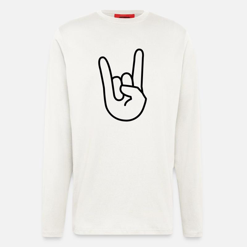hand - Langarmshirt - made by SPREAD  - OFF WHITE