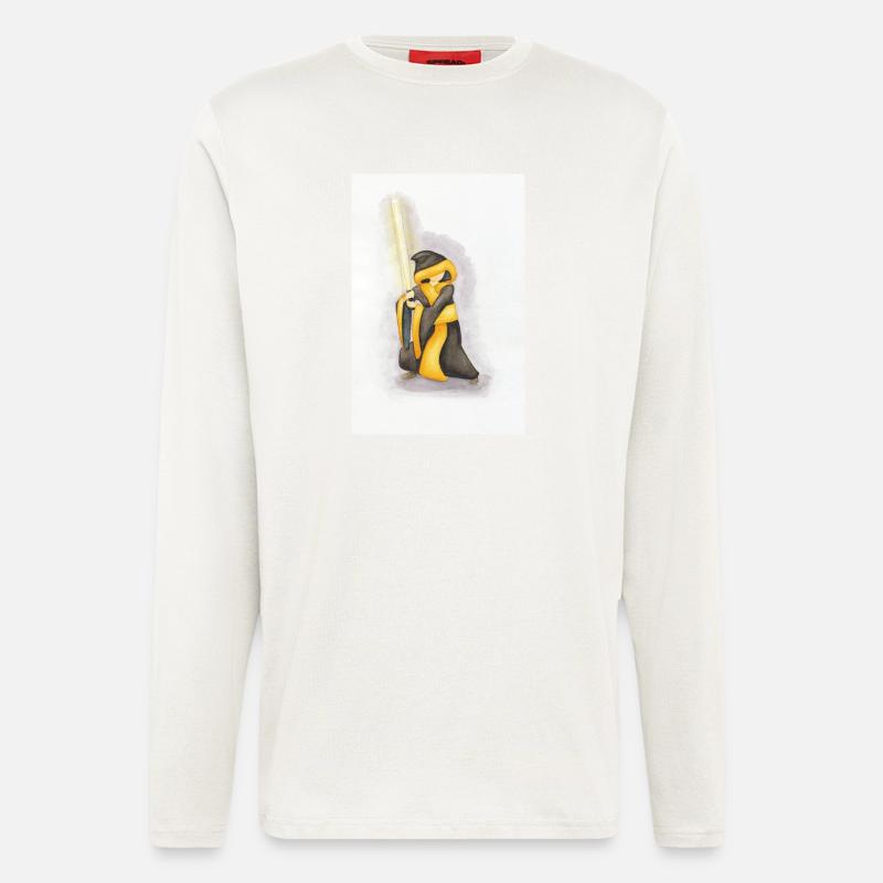 Münchner Kindl with lightsaber - Longsleeve - made by SPREAD - OFF WHITE
