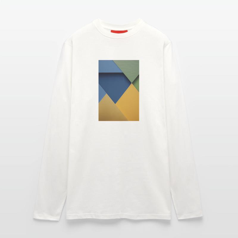 Colorful triangle pattern Longsleeve - made by SPREAD 