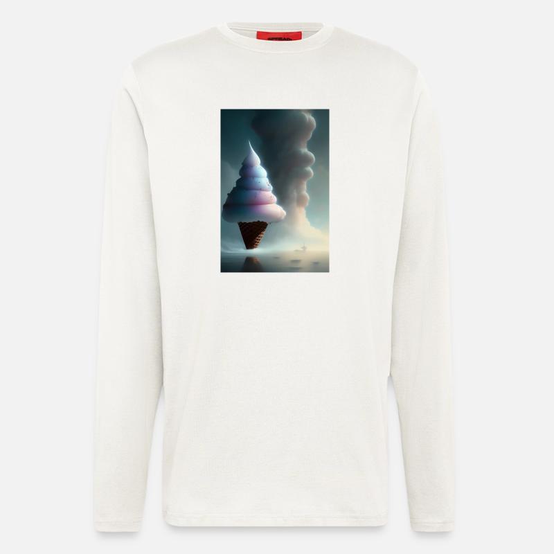 Eiscreme - Langarmshirt - made by SPREAD  - OFF WHITE