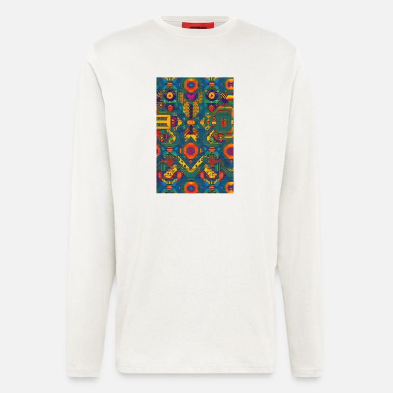 Retro Pattern - Longsleeve - made by SPREAD  - OFF WHITE