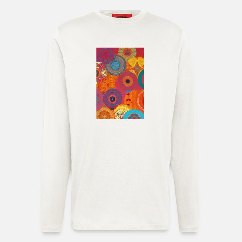 Retro Pattern - Longsleeve - made by SPREAD  - OFF WHITE