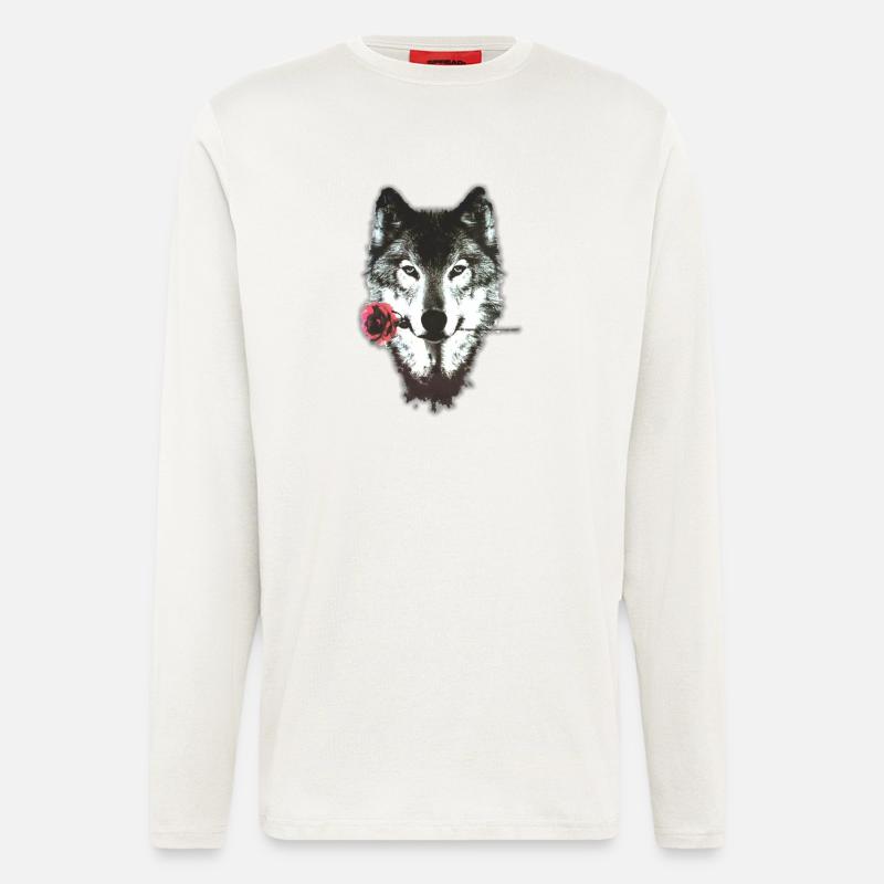 Wolf & Rose - Langarmshirt - made by SPREAD  - OFF WHITE