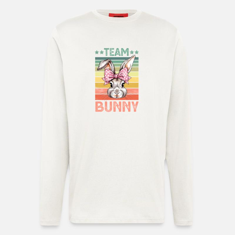 Rabbit Rabbit - Longsleeve - made by SPREAD  - OFF WHITE