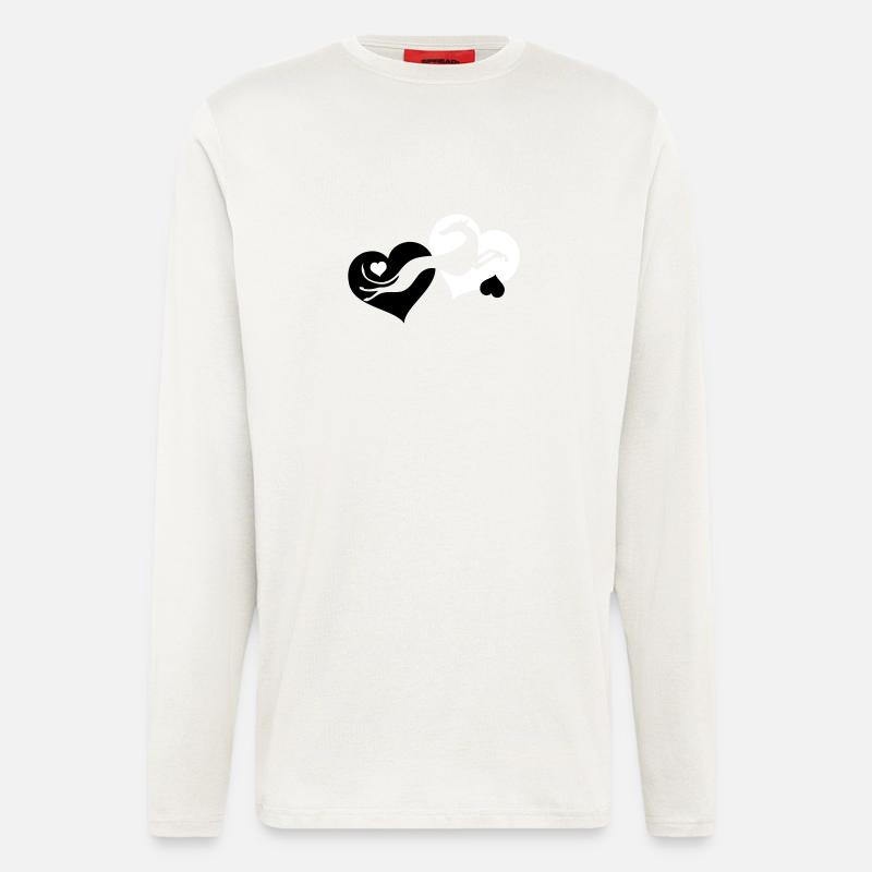levrier_valentin2 - Langarmshirt - made by SPREAD  - OFF WHITE
