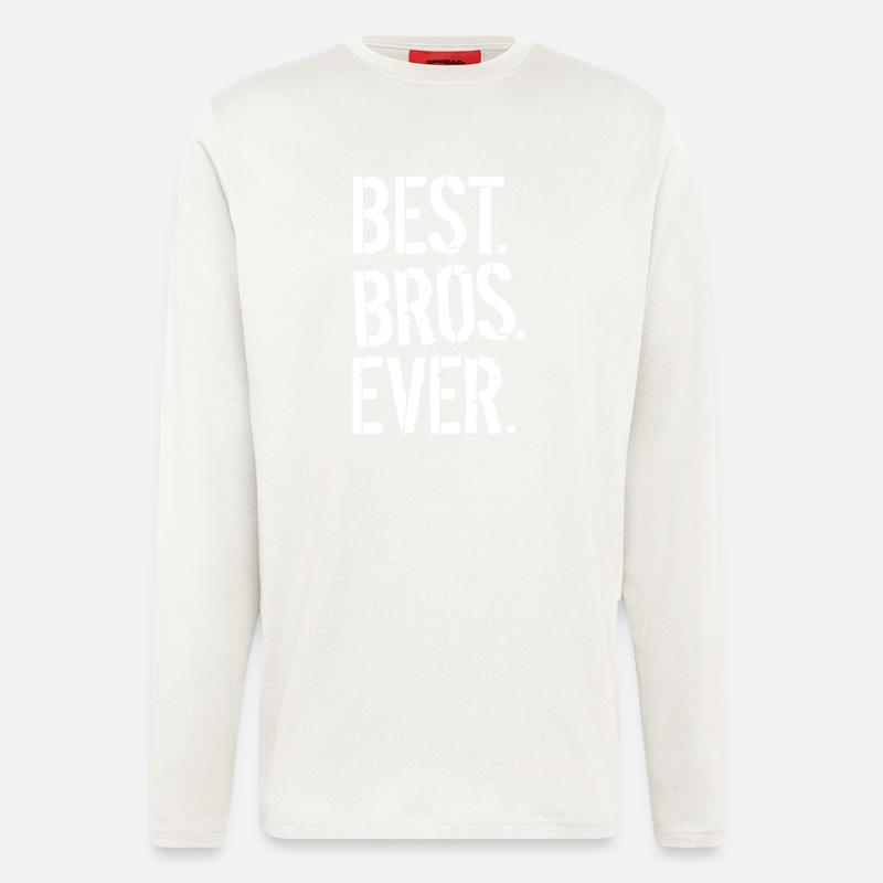 BEST. BROS. EVER. - Langarmshirt - made by SPREAD  - OFF WHITE