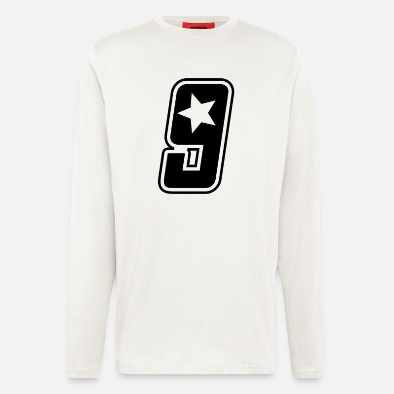 Startnummer 9 - Langarmshirt - made by SPREAD  - OFF WHITE