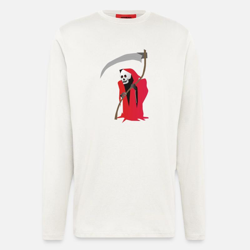 Der Sensenmann - Langarmshirt - made by SPREAD  - OFF WHITE