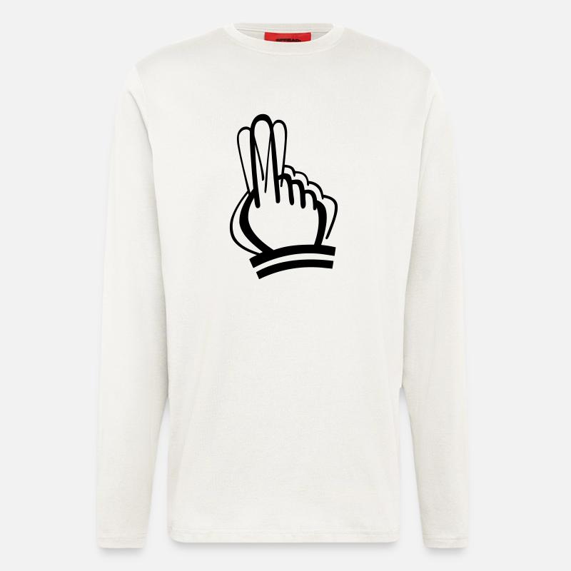 Nein, nein - Langarmshirt - made by SPREAD - OFF WHITE