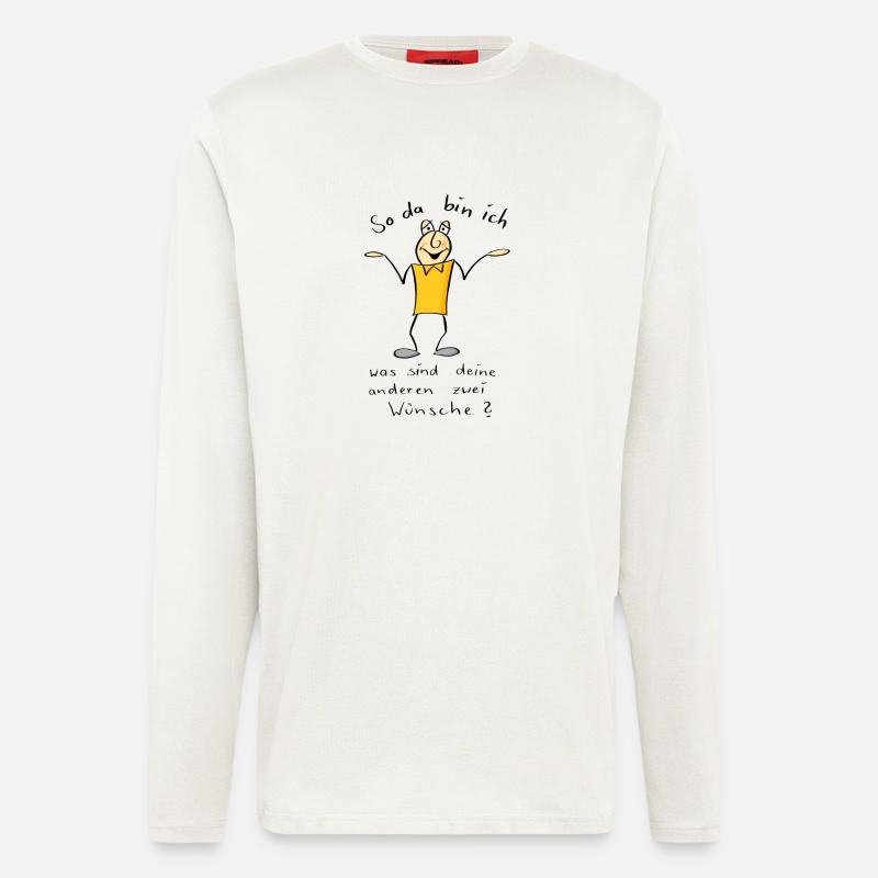 So da bin ich - Langarmshirt - made by SPREAD  - OFF WHITE