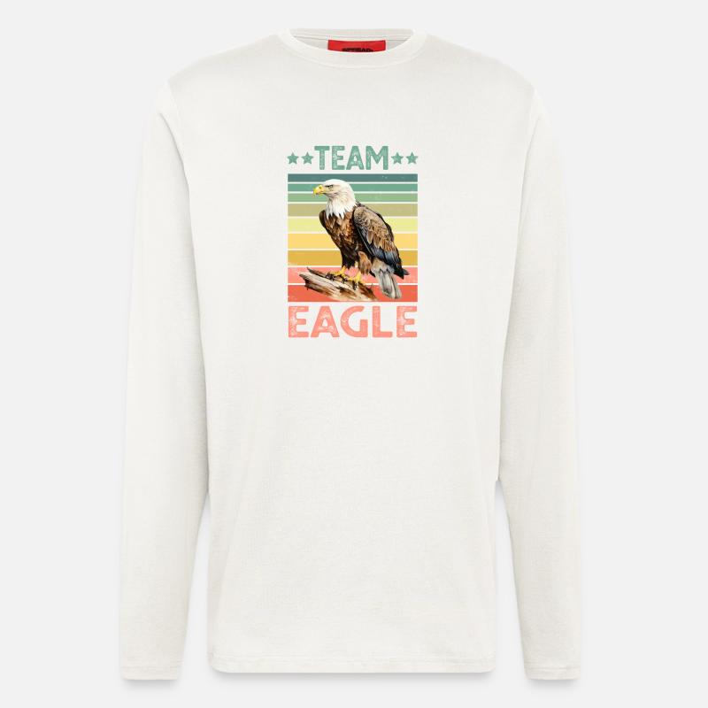 Eagle Bald Eagle - Longsleeve - made by SPREAD  - OFF WHITE
