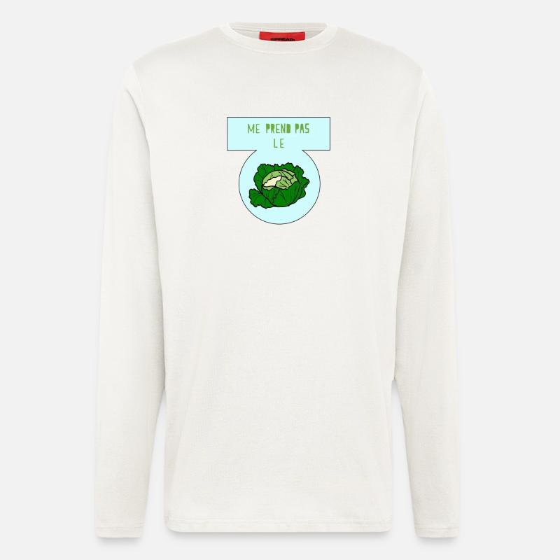 Nimm nicht den Kohl - Langarmshirt - made by SPREAD  - OFF WHITE