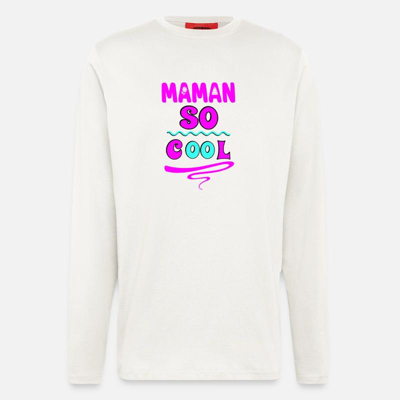 Coole Mama - Langarmshirt - made by SPREAD  - OFF WHITE