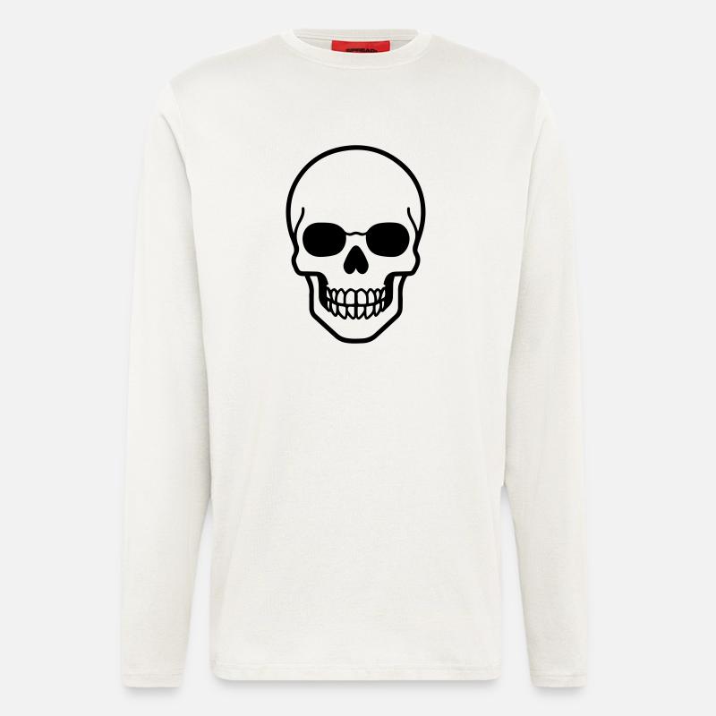 Skeleton Comic - Longsleeve - made by SPREAD  - OFF WHITE