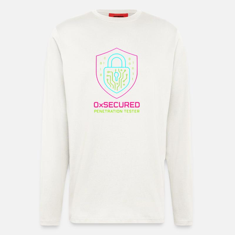 Shield 0xSecure Cyber Penetration Tester - Longsleeve - made by SPREAD  - OFF WHITE