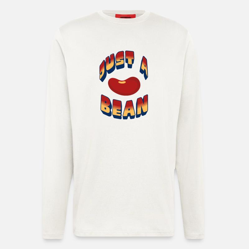 Nur eine Bohne - Langarmshirt - made by SPREAD  - OFF WHITE