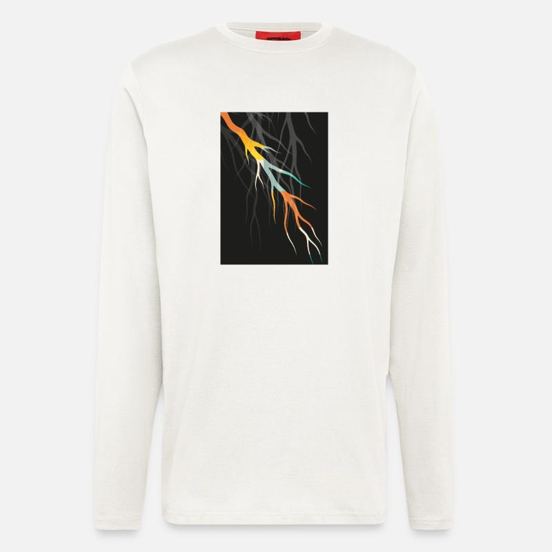 Abstract Root Art Geometric Modern Art - Longsleeve - made by SPREAD  - OFF WHITE