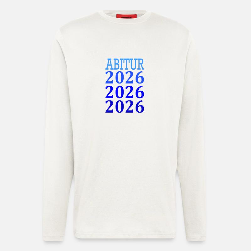 Abitur 2026 Spruch - Langarmshirt - made by SPREAD  - OFF WHITE