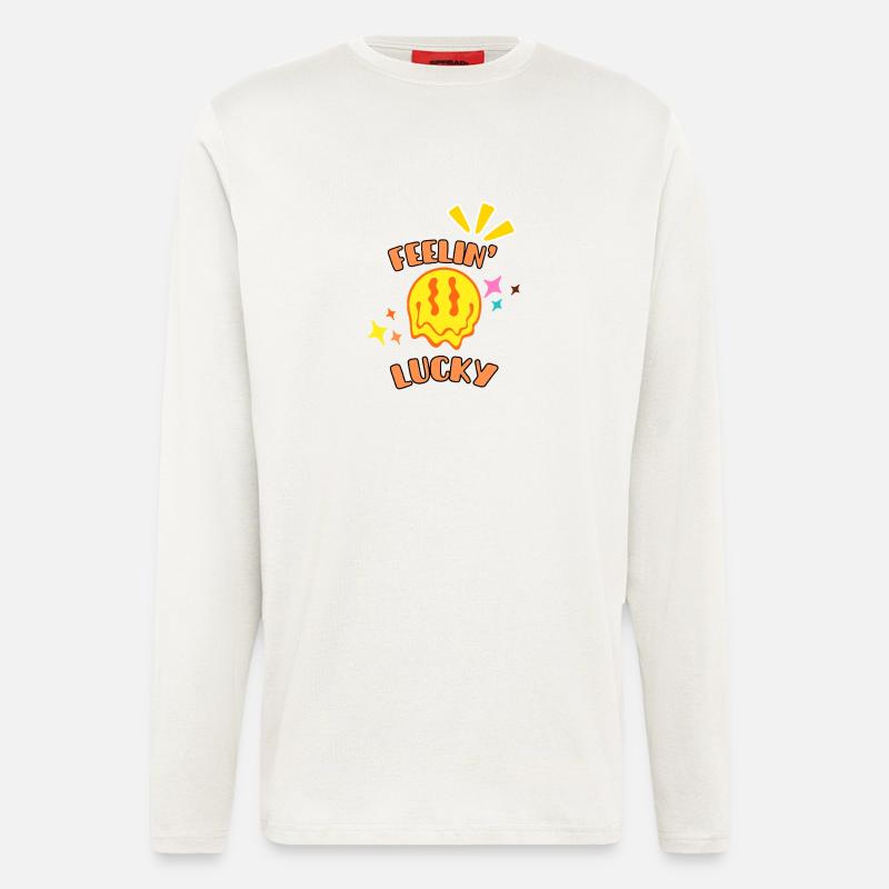 Feelin' Lucky Graphics - Longsleeve - made by SPREAD - OFF WHITE