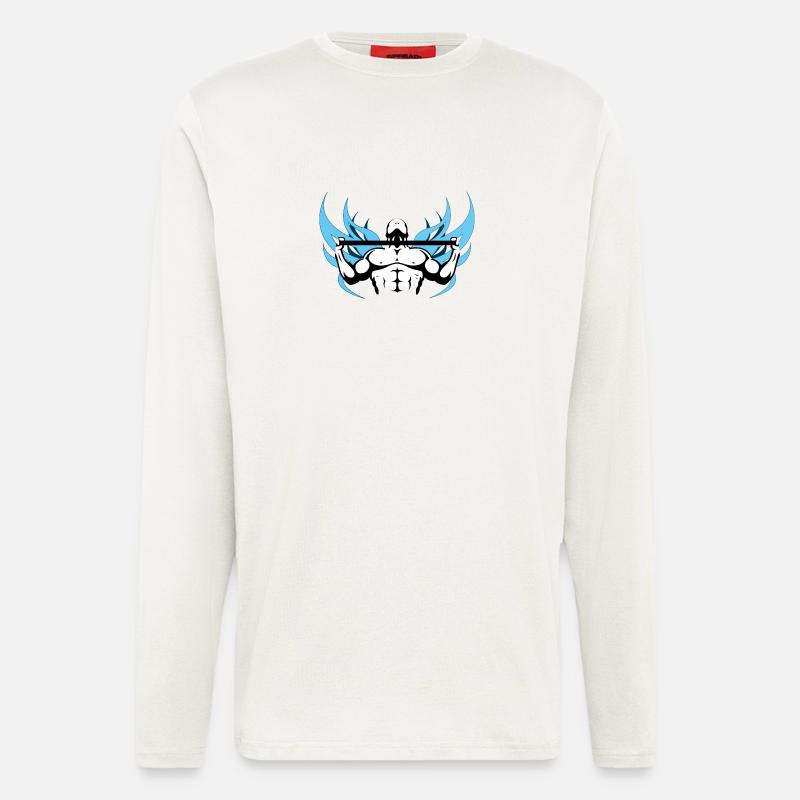 Straße Training - Langarmshirt - made by SPREAD  - OFF WHITE