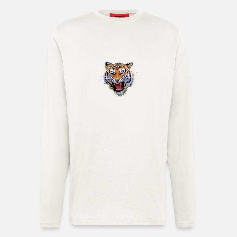 Tiger tg835 - Langarmshirt - made by SPREAD  - OFF WHITE