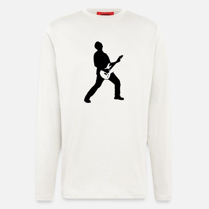 guitarrocker_032012_c_1c - Langarmshirt - made by SPREAD  - OFF WHITE