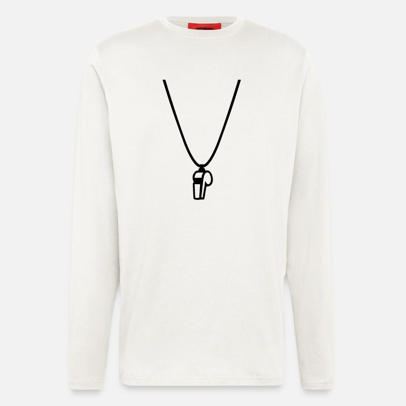 Thunderer whistle - Longsleeve - made by SPREAD  - OFF WHITE