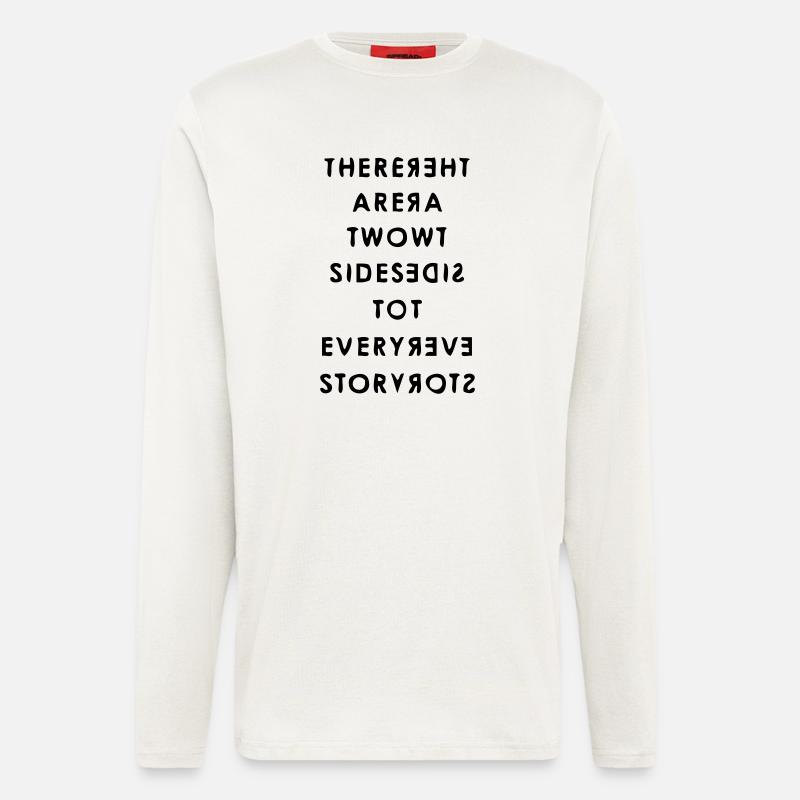 Two Sides - Longsleeve - made by SPREAD  - OFF WHITE