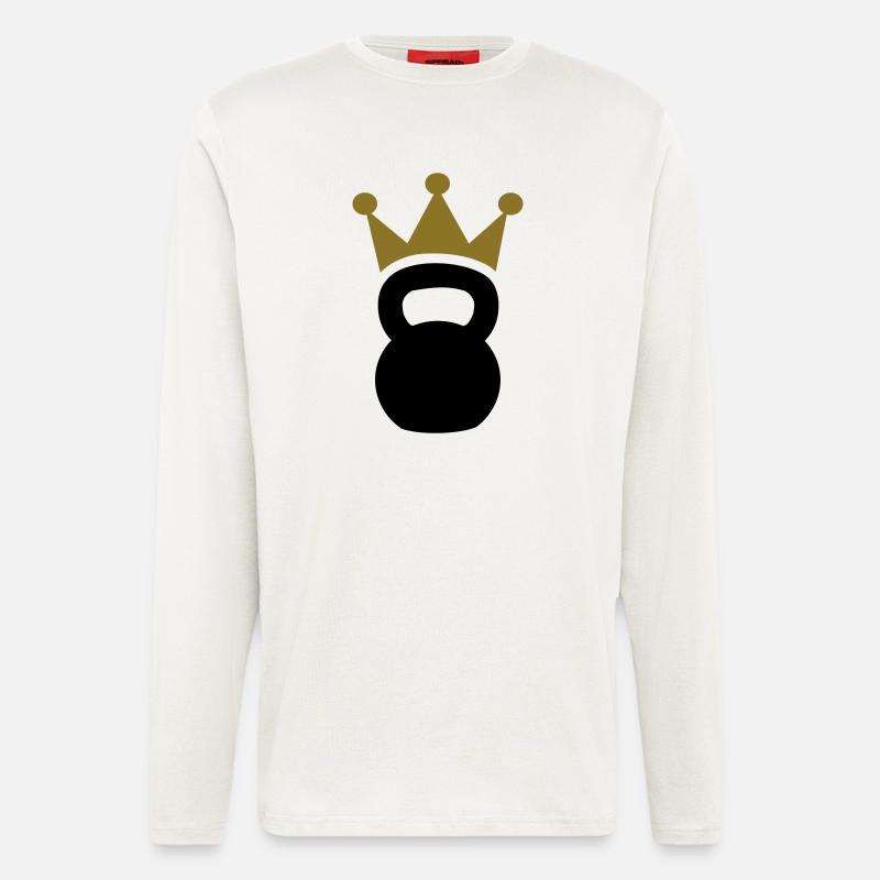 Kettlebell - Langarmshirt - made by SPREAD  - OFF WHITE