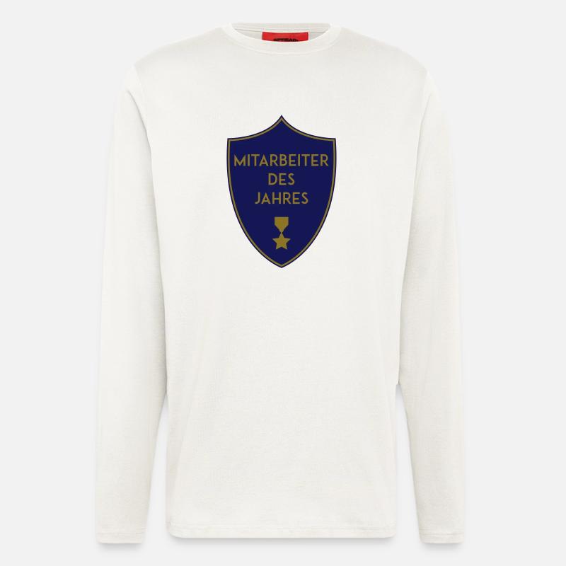 MITARBEITER DES JAHRES - Langarmshirt - made by SPREAD  - OFF WHITE