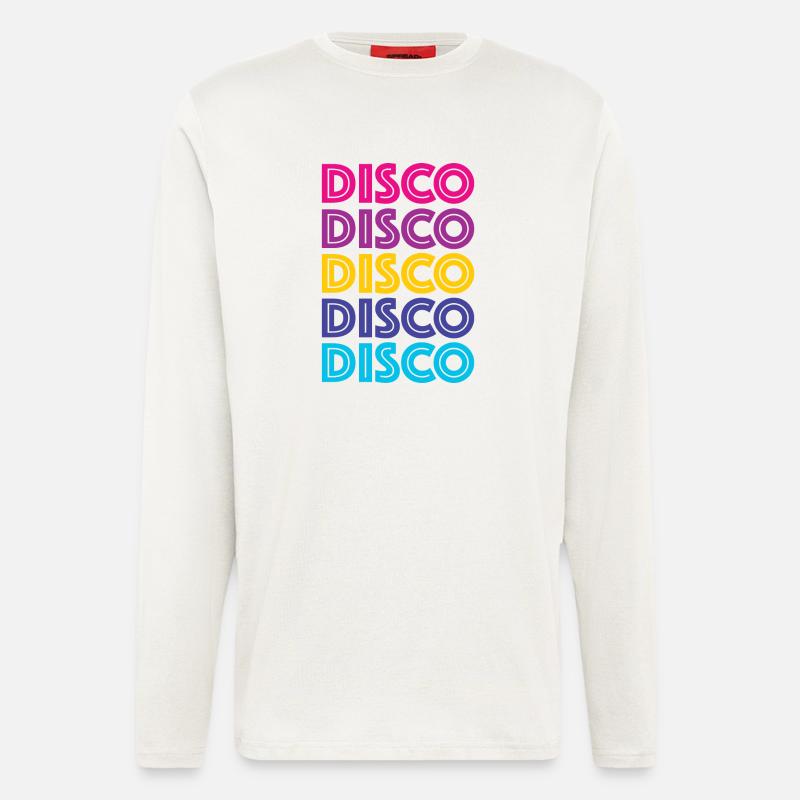 Disco Disco Disco - Langarmshirt - made by SPREAD  - OFF WHITE