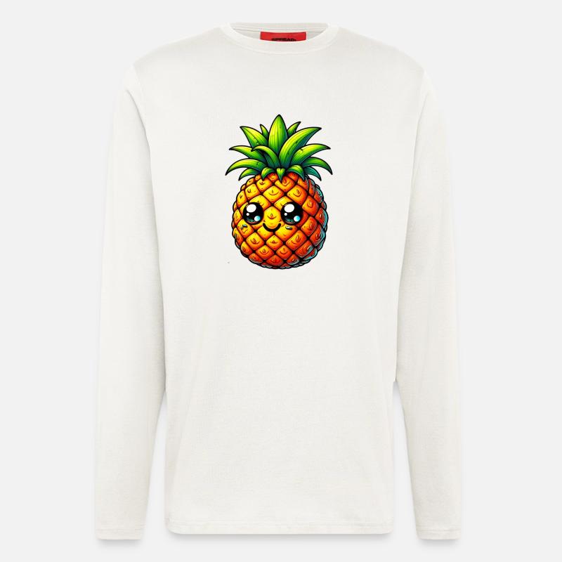 Ananas - Langarmshirt - made by SPREAD  - OFF WHITE