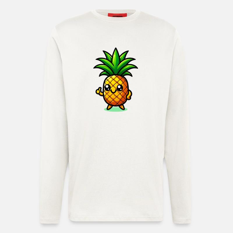 Ananas - Langarmshirt - made by SPREAD  - OFF WHITE