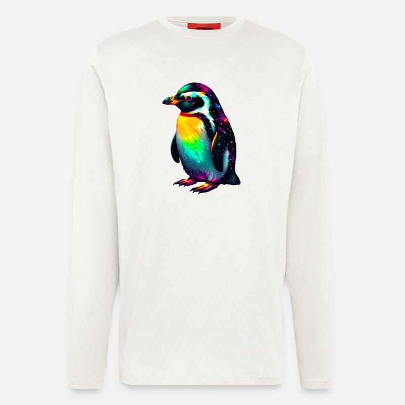 Pinguin - Langarmshirt - made by SPREAD  - OFF WHITE
