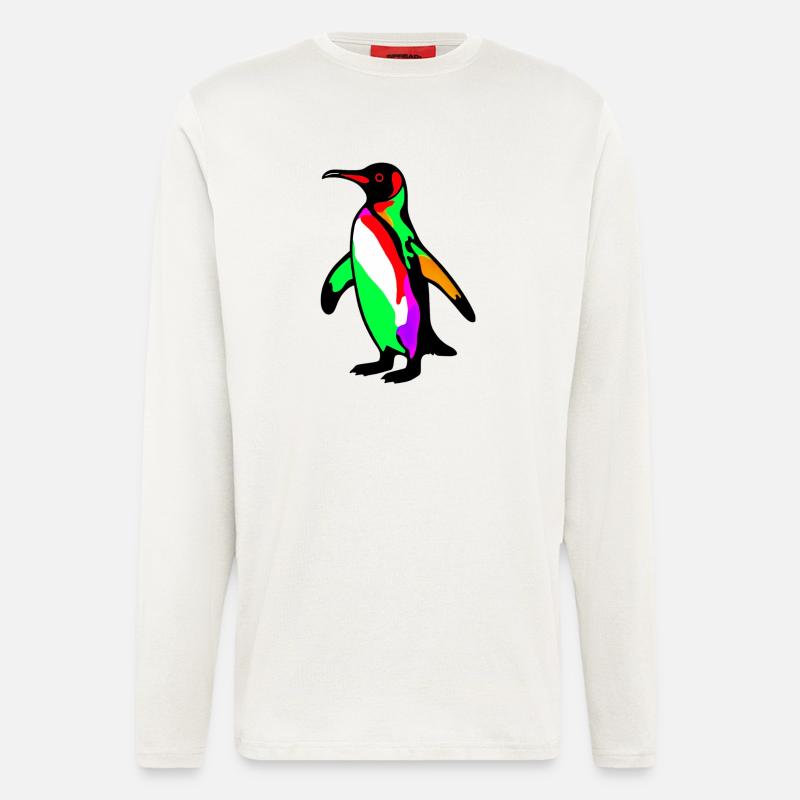Penguin - Longsleeve - made by SPREAD  - OFF WHITE