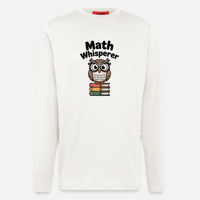 Math Whisperer - Longsleeve - made by SPREAD  - OFF WHITE
