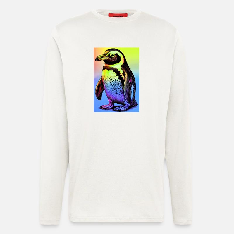 Pinguin - Langarmshirt - made by SPREAD  - OFF WHITE