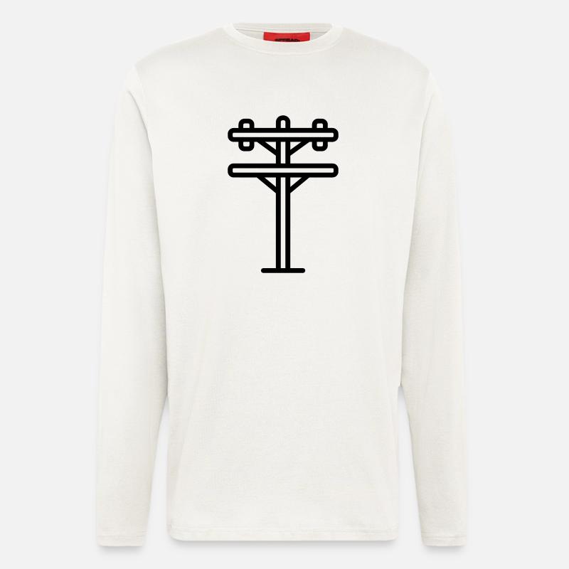 Strommast - Langarmshirt - made by SPREAD  - OFF WHITE