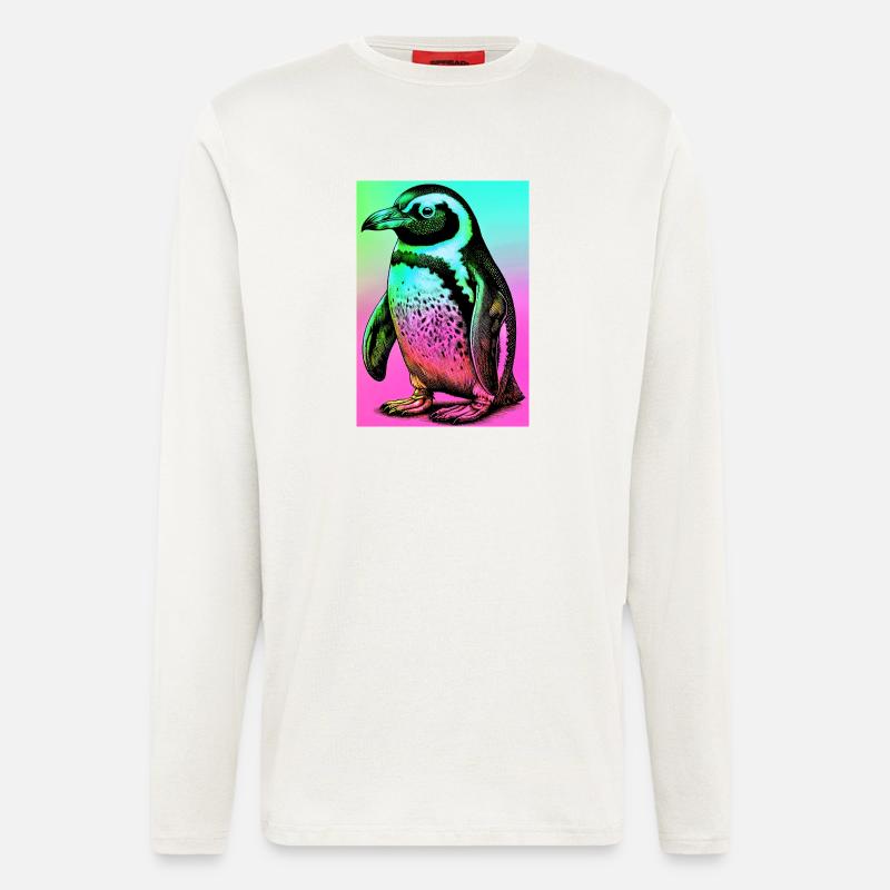 Pinguin - Langarmshirt - made by SPREAD  - OFF WHITE