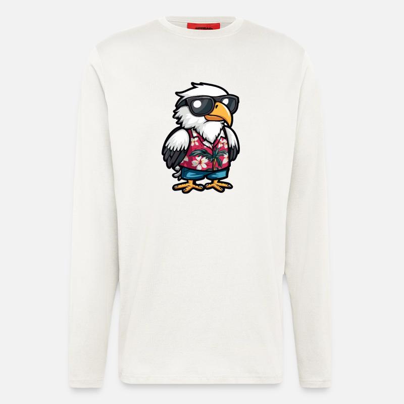 Eagle Comic Vacation - Longsleeve - made by SPREAD  - OFF WHITE