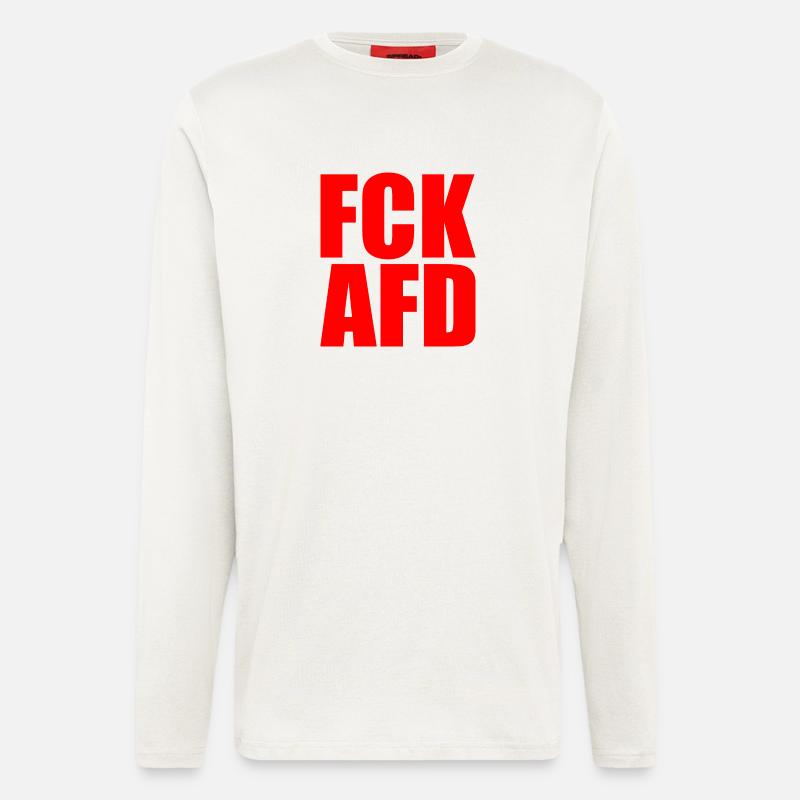 Fck afd - Longsleeve - made by SPREAD  - OFF WHITE