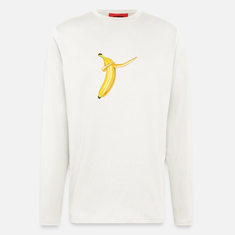 Banane Dabbing - Langarmshirt - made by SPREAD  - OFF WHITE