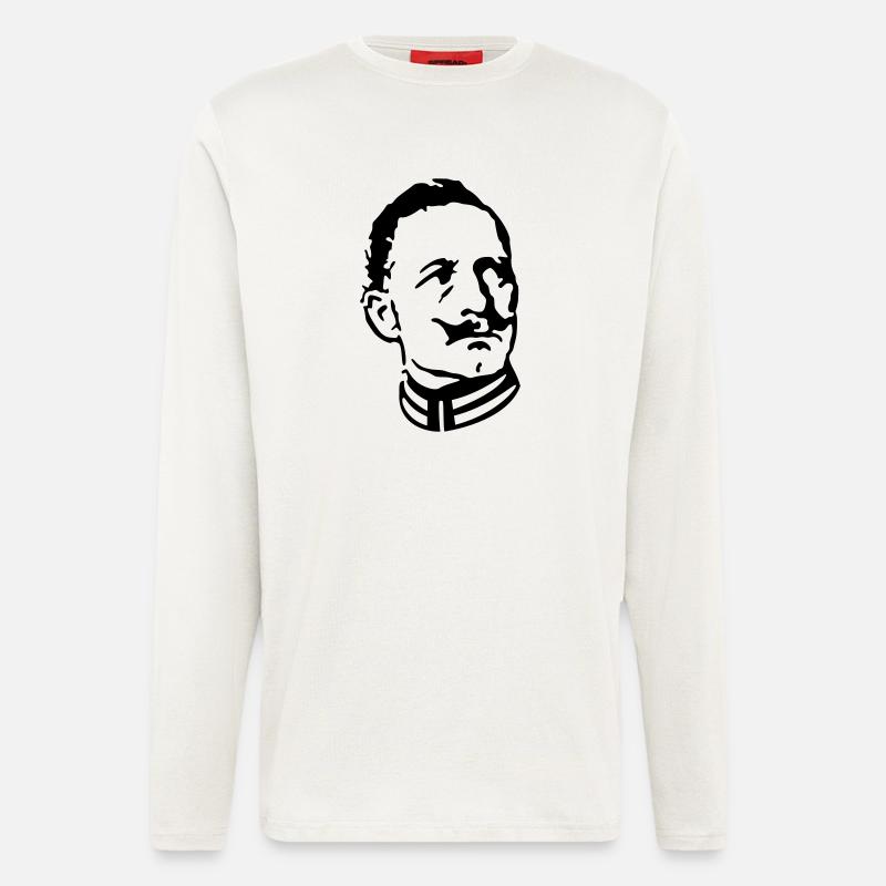 Wilhelm II. - Langarmshirt - made by SPREAD  - OFF WHITE