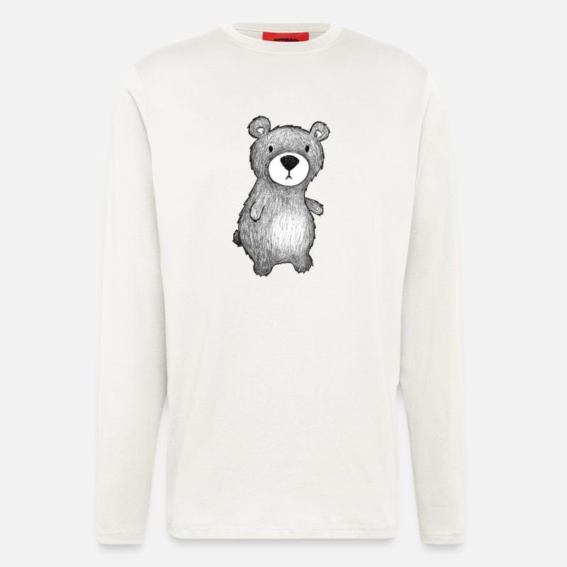 Teddy Bär - Langarmshirt - made by SPREAD  - OFF WHITE