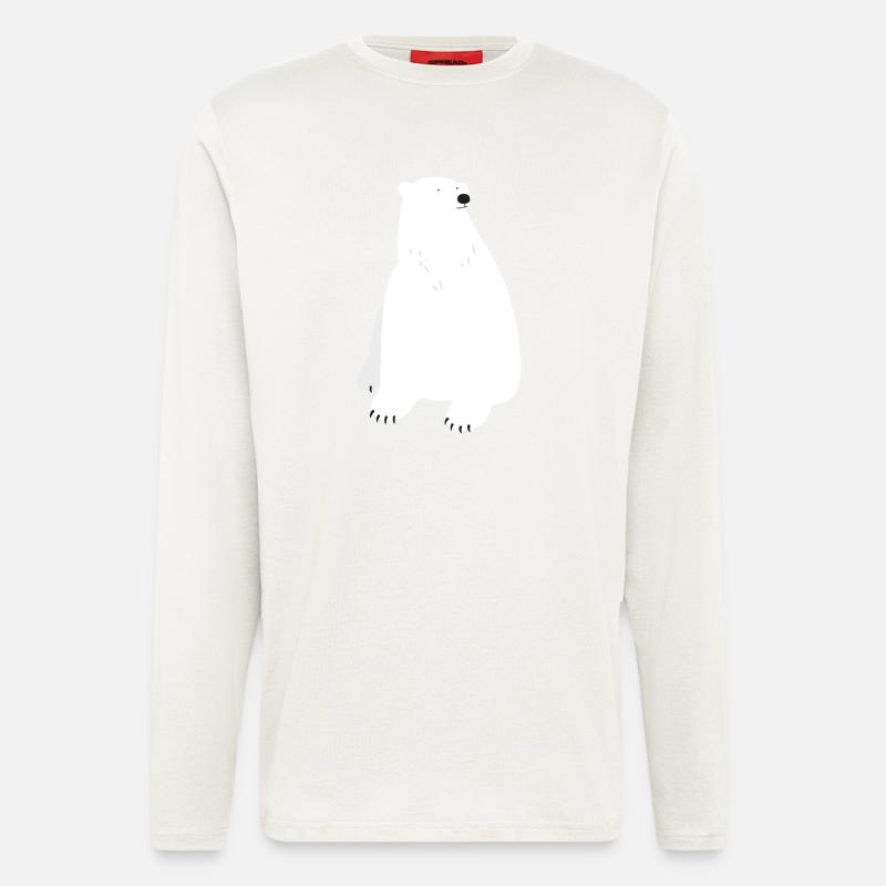 Eisbär - Langarmshirt - made by SPREAD  - OFF WHITE