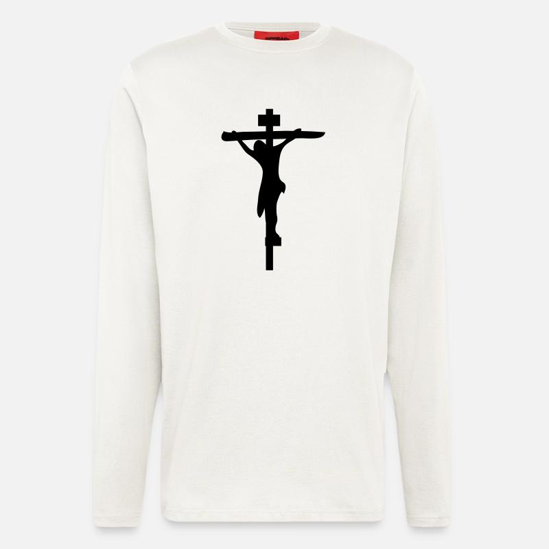 jesus - Langarmshirt - made by SPREAD  - OFF WHITE