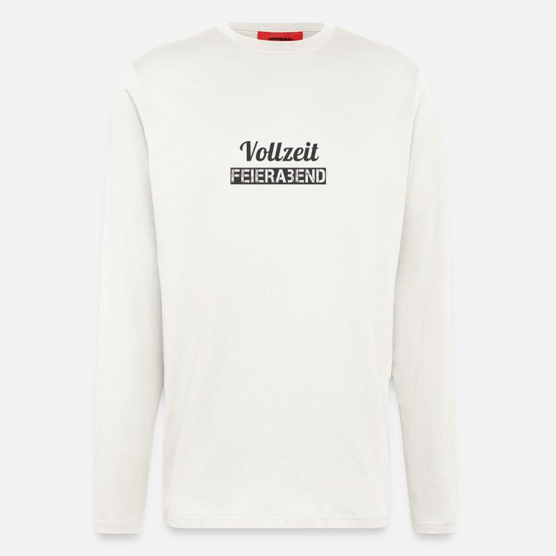 Vollzeit Feierabend - Langarmshirt - made by SPREAD  - OFF WHITE
