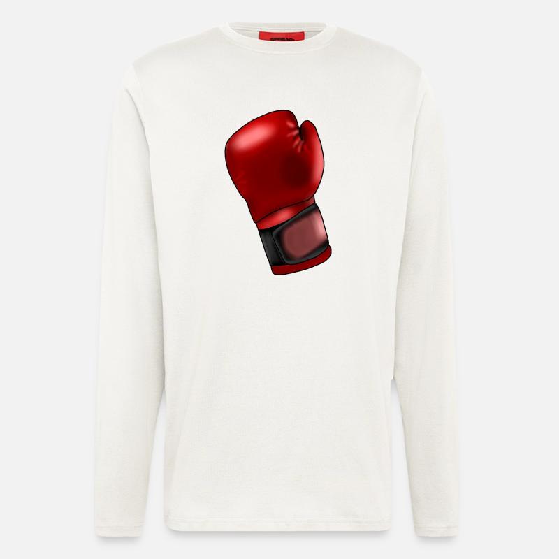 Boxhandschuh - Langarmshirt - made by SPREAD  - OFF WHITE