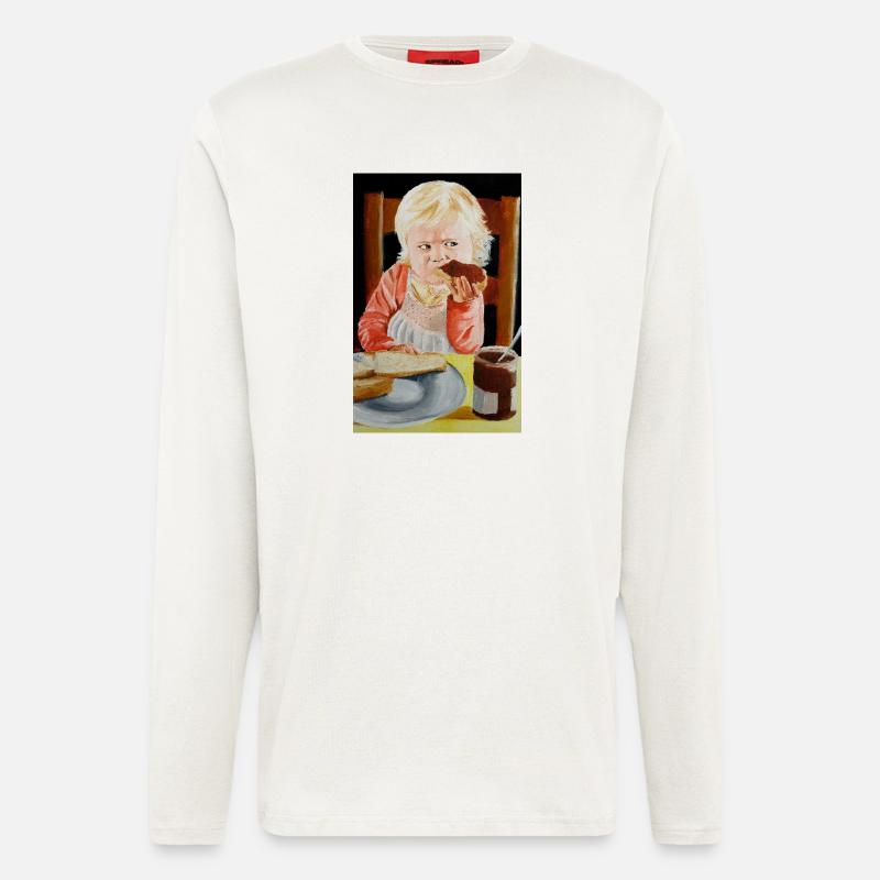Grumpy kid - Langarmshirt - made by SPREAD  - OFF WHITE